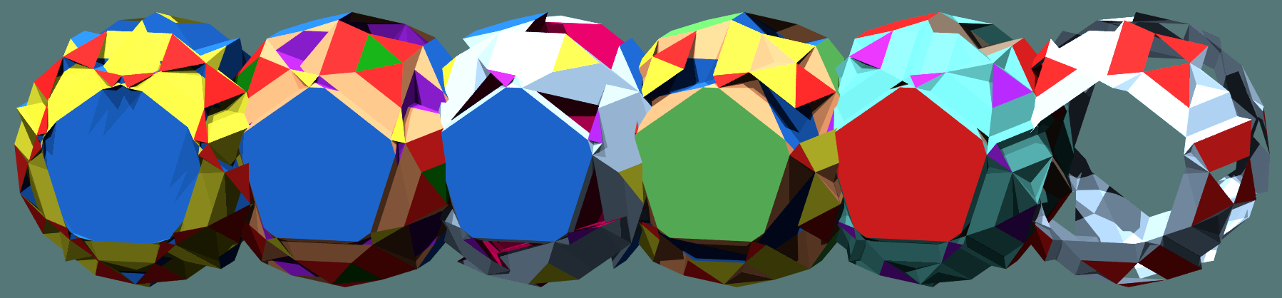 Slices of the Gap Scaliforms